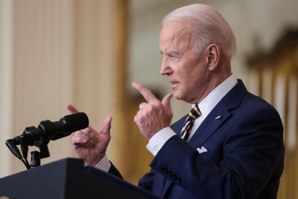 Biden amenazó con una "respuesta severa" si Rusia ataca a Ucrania. (Fuente: EFE)