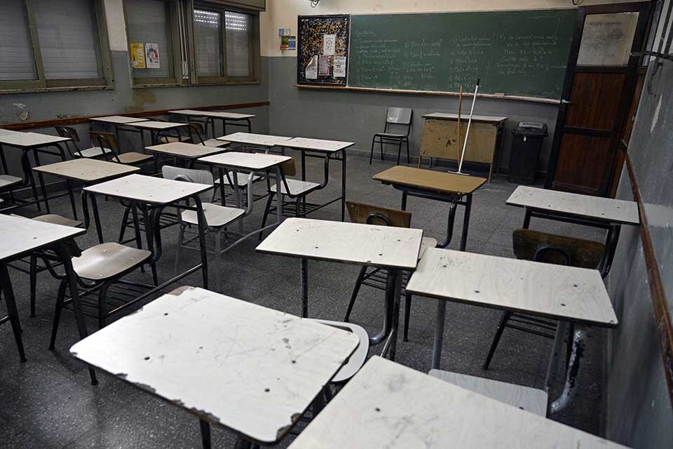 Llenar las aulas de alumnos que habían abandonado fue "una prioridad" del gobierno de Perotti.  (Fuente: Andres Macera)