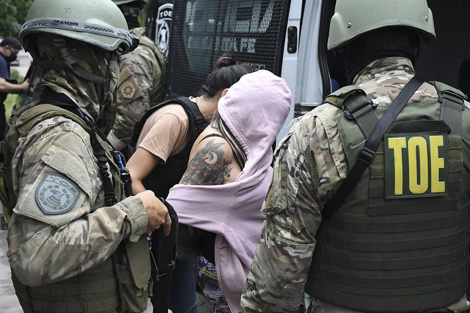 Lorena Verdún quedó detenida. 