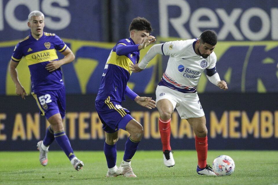 El último Boca-San Lorenzo fue 2 a 0 para los de Boedo, con un Xeneize repleto de juveniles (Fuente: Fotobaires)