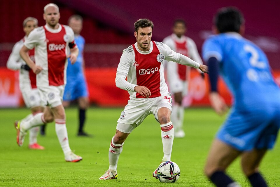 Tagliafico está disputando su quinta temporada desde que llegó en 2018 a Ajax (Fuente: AFP)
