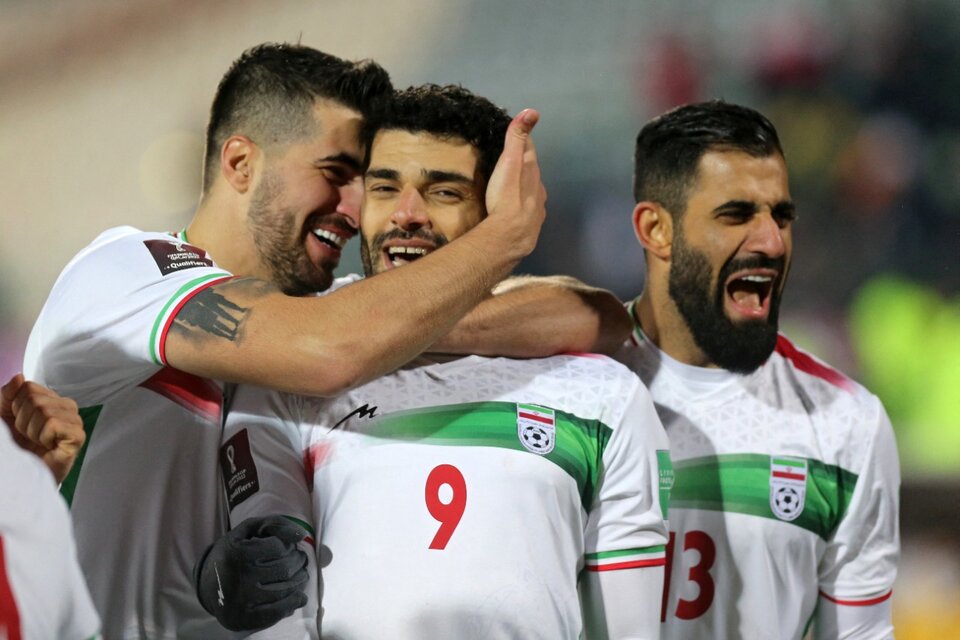Irán se convirtió en el 14° clasificado a Qatar 2022. (Fuente: AFP)