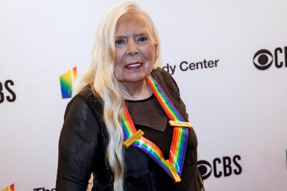 Joni Mitchell. (Fuente: AFP)