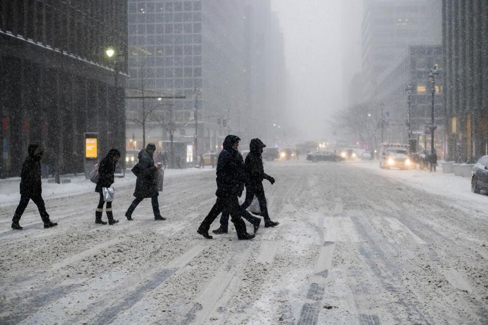 La tormenta provocará temperaturas extremadamente frías con rachas de viento peligrosas. (Fuente: Télam)