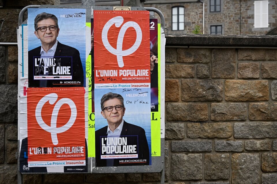 Mélenchon lidera laizquierda en intención de voto pero no llega al 10 por ciento. (Fuente: AFP)