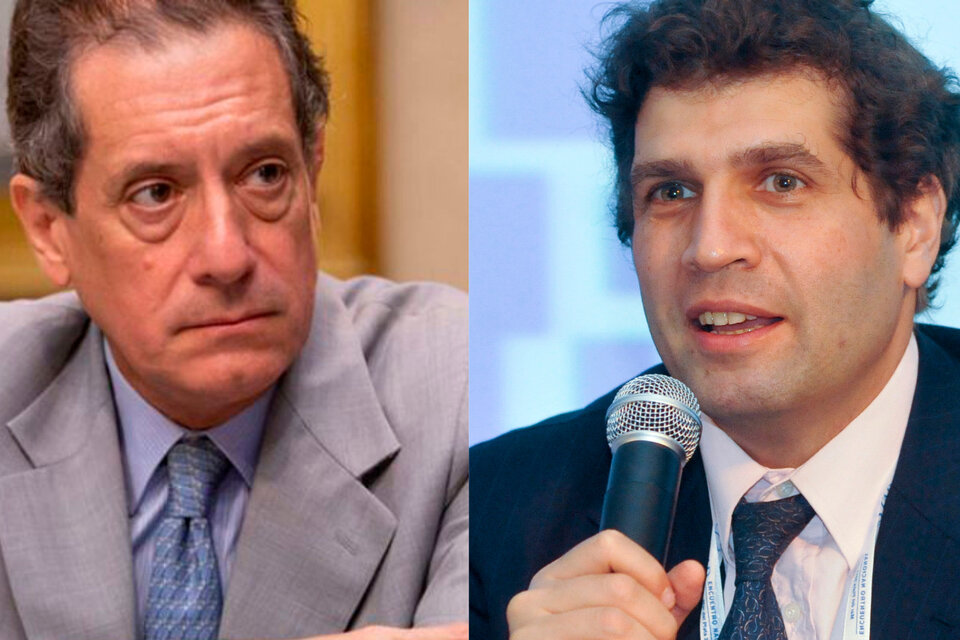 Miguel Pesce (Banco Central) y Sergio Chodos (representante ante el FMI)