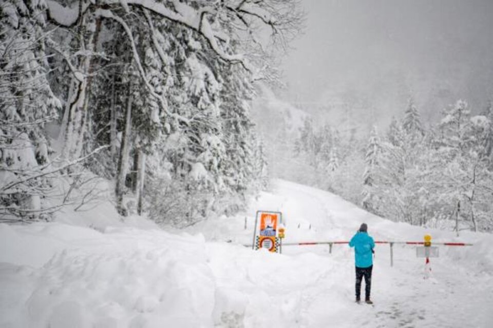 La región del Tirol, en el oeste del país, es la más afectada por las avalanchas de nieve.  (Fuente: EFE)
