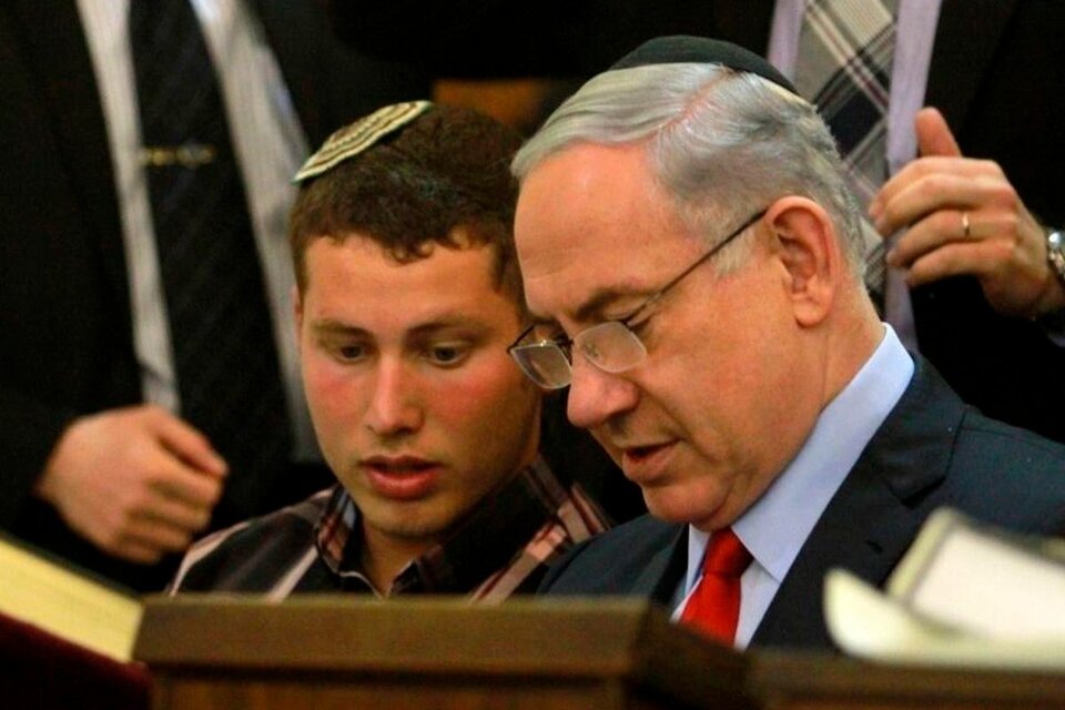 Israel: el programa de espionaje Pegasus vigiló a un hijo de Benjamin Netanyahu (Fuente: AFP)