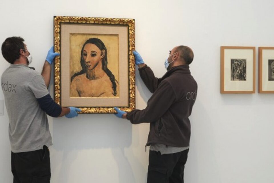 Se vuelve a exhibir una pintura de Picasso que habían querido sacar de contrabando de España