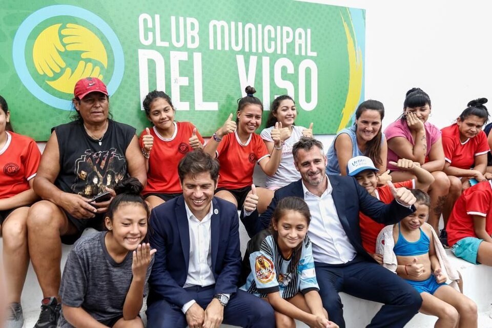 Achával y Kicillof inauguraron el Club Municipal Del Viso