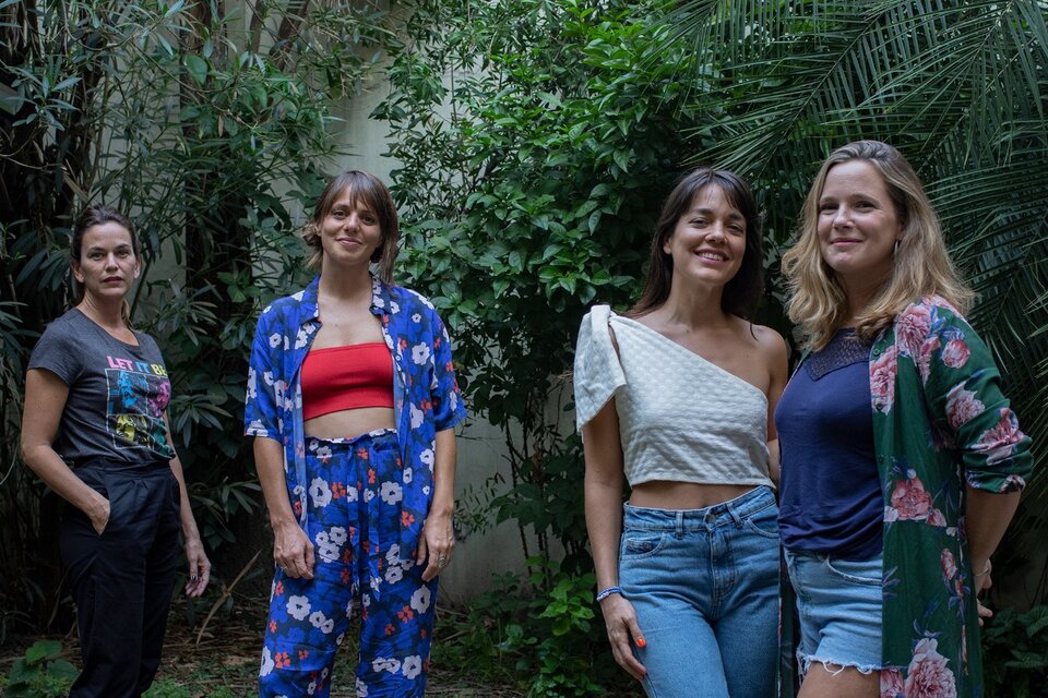 Luli Pizarro, Silvina Moreno, Sonia Z y Sol Mihanovich.  (Fuente: Verónica Bellomo)