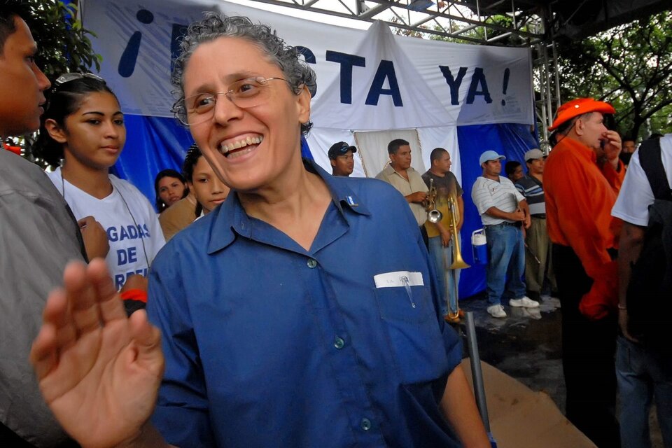 Dora María Téllez, la Comandante Dos de la Revolución Sandinista. (Fuente: EFE)