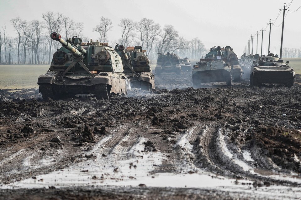 El conflicto Rusia Ucrania en vivo (Fuente: AFP)