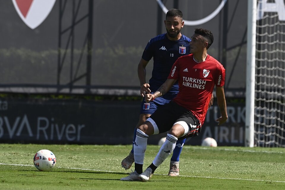 Matías Suárez jugó los 80 minutos y no sintió molestias (Fuente: Prensa River)
