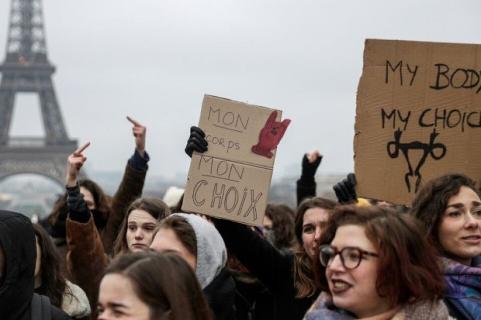 En Francia, la despenalización del aborto fue promulgada en 1975. (Fuente: AFP)