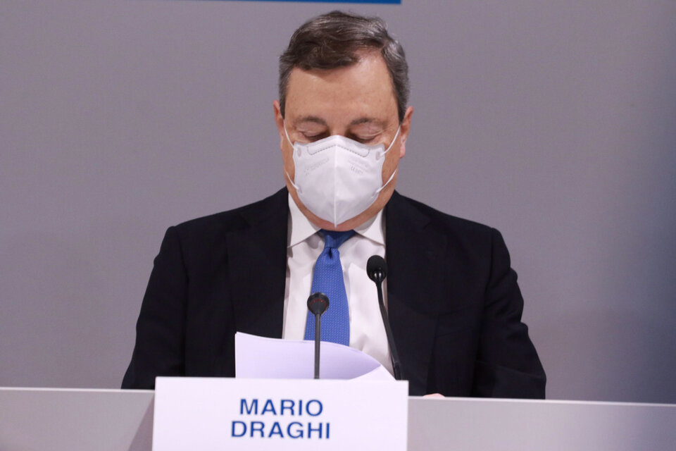 Mario Draghi, primer ministro de Italia.  (Fuente: EFE)