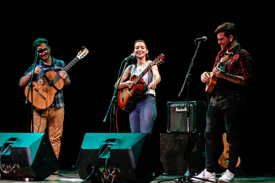 Mati Vant, Daiana Leonelli y  Tata Milesi impulsaron este encuentro. (Fuente: Cira Ines Monge)