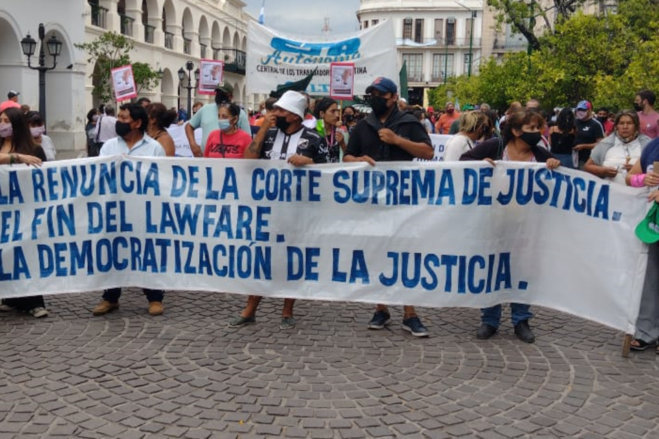 Ramos Padilla en Salta y Jujuy: "No puede haber delincuentes en el Poder Judicial"