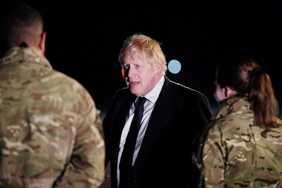 Boris Johnson busca oxígeno en la guerra de Ucrania para sobrevivir en Party Gate. (Fuente: AFP)