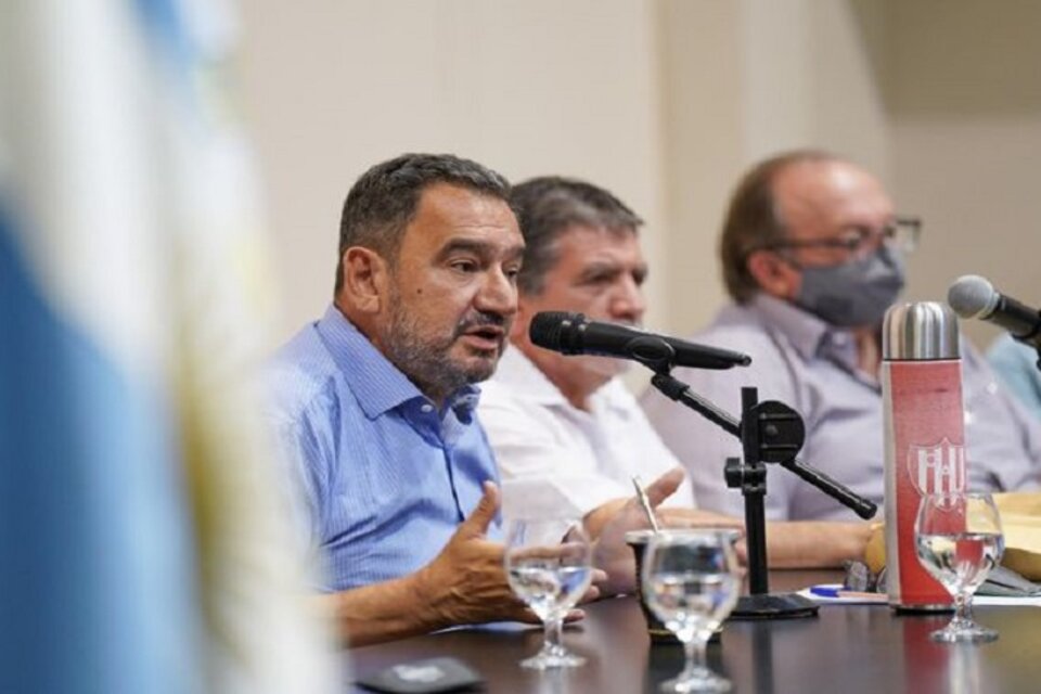 Claudio Leoni, histórico dirigente de los municipales junto a Jesús Monzón, actual secretario general de Festram.