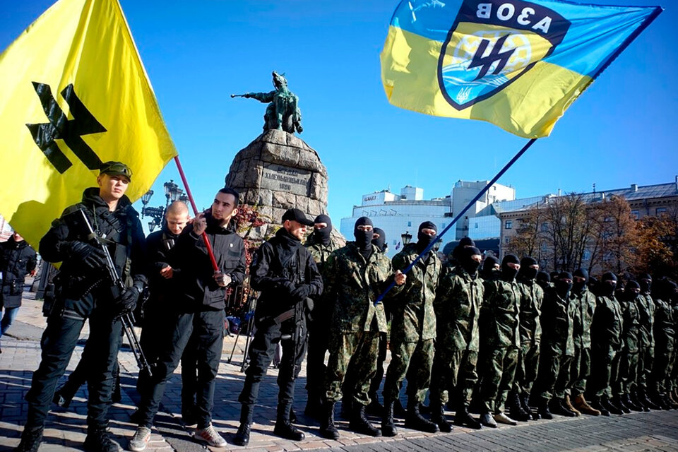 Ucrania: la historia del Batallón Azov | Cuando Putin habla de  "desnazificar" se refiere a este grupo | Página|12