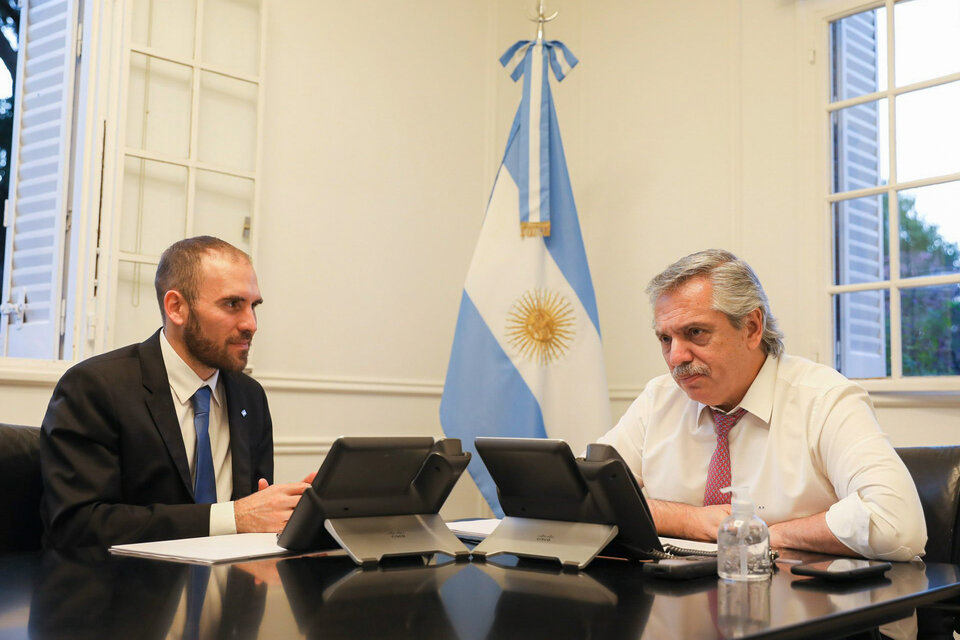 El Presidente se juntó por la mañana con el ministro de Economía para ultimar todos los detalles. (Fuente: Presidencia)
