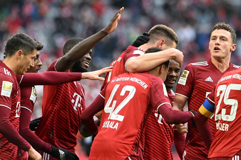 Bayern Munich fue letal ante Salzburgo (Fuente: AFP)