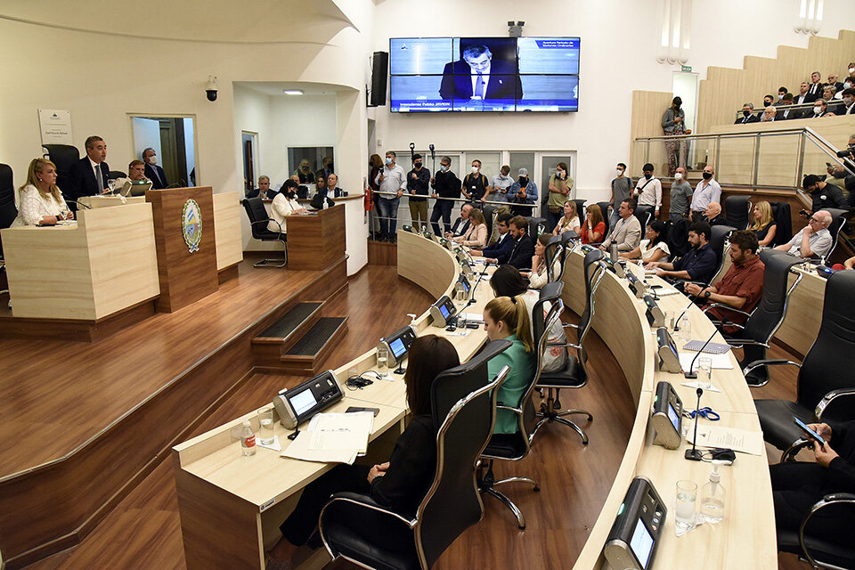 Javkin inauguró el año legislativo del Concejo. (Fuente: Andres Macera)