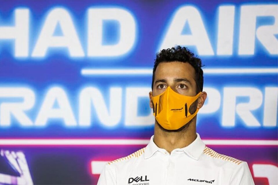 Daniel Ricciardo dio positivo de covid y está en duda (Fuente: EFE)