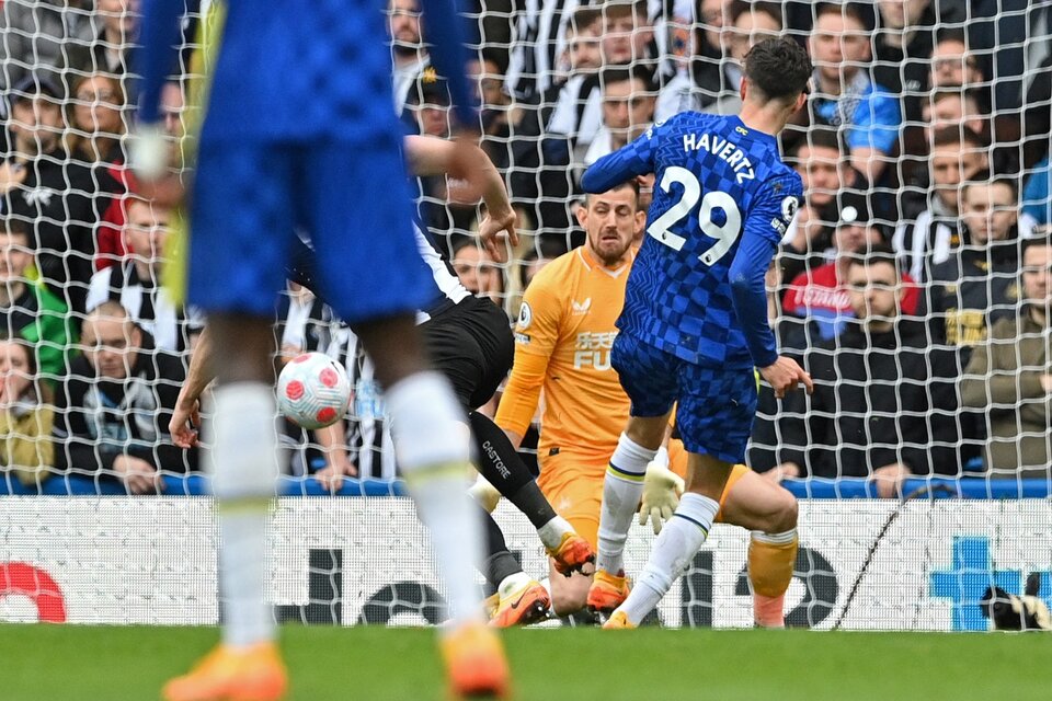 El alemán Havertz le dio el triunfo a Chelsea sobre la hora (Fuente: AFP)