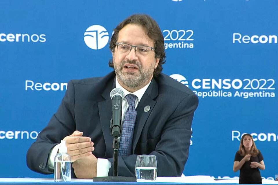 El titular del Indec, Marco Lavagna, habló del Censo 2022.
