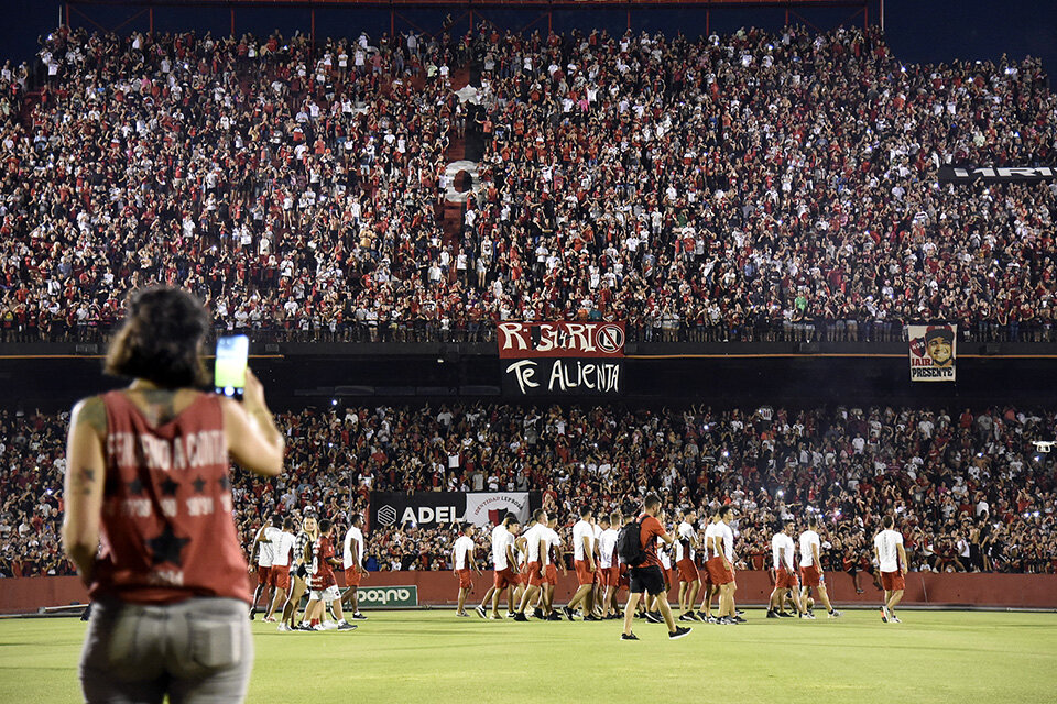 Los jugadores participaron como espectadores. (Fuente: Andres Macera)