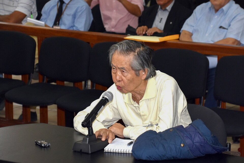 Fujimori en 2018 durante una audiencia judicial en Lima (Fuente: AFP)