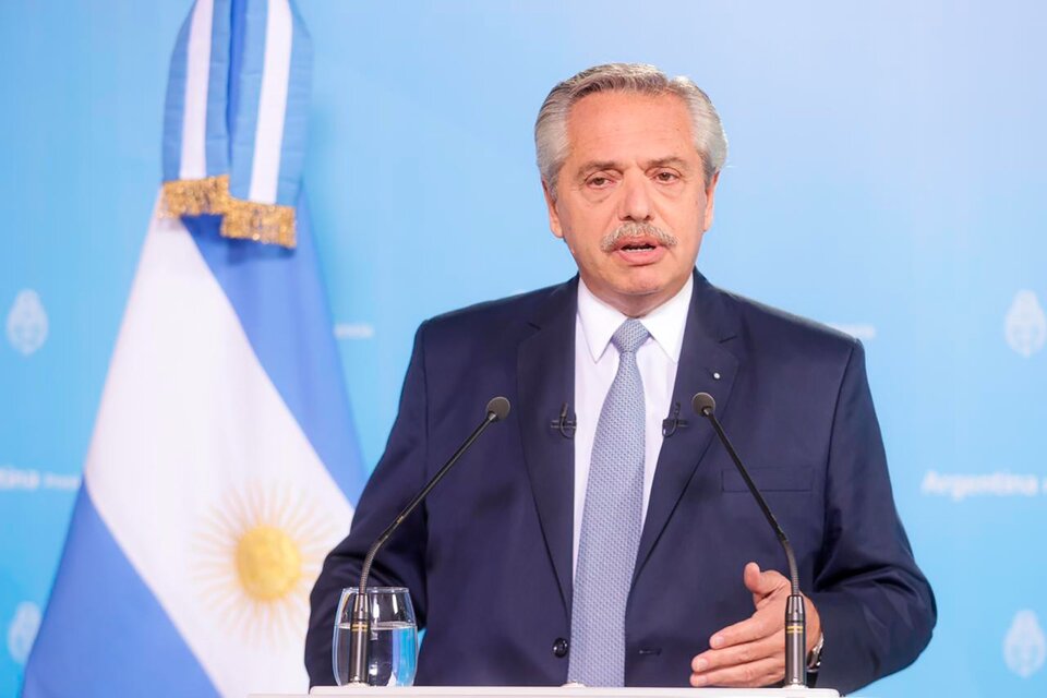 Aalberto Fernández lanzó el plan para frenar la inflación. (Fuente: Presidencia)