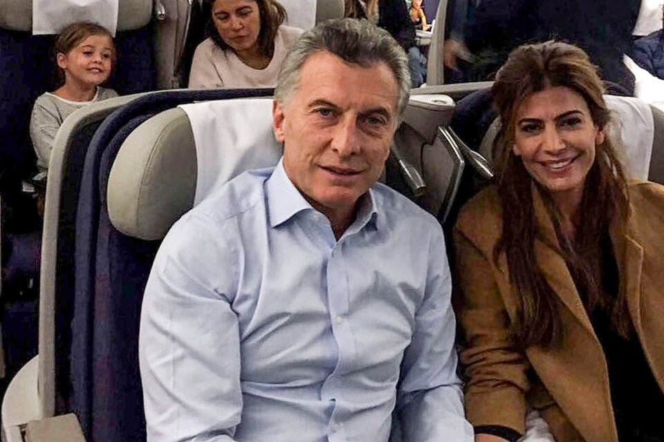 Macri dijo que no "usa" Aerolíneas Argentinas. Una simple foto lo desmiente