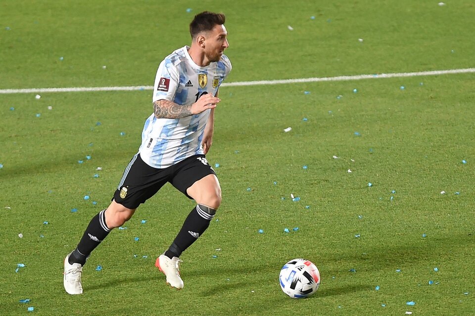 Messi vuelve a ponerse la camiseta de la Selección luego de dos partidos ausente (Fuente: Fotobaires)
