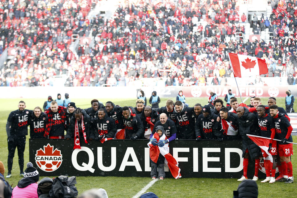 Canadá jugará un mundial por segunda vez en su historia.  (Fuente: AFP)