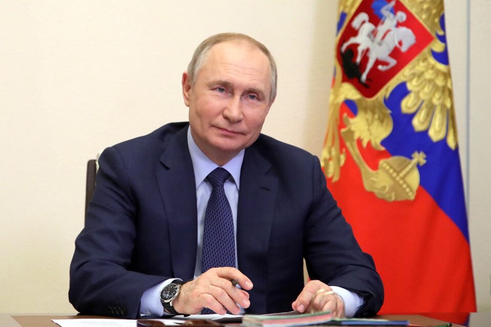 Vladimir Putin en guerra, cada vez más popular.  (Fuente: AFP)