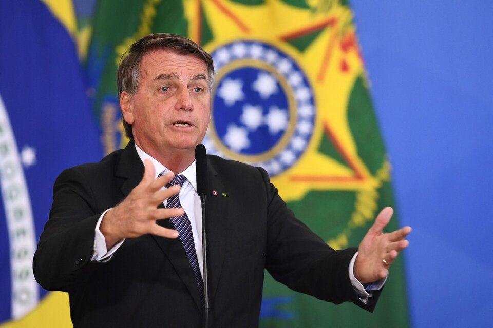 Jair Bolsonaro quiere ser reelecto este año.  (Fuente: AFP)