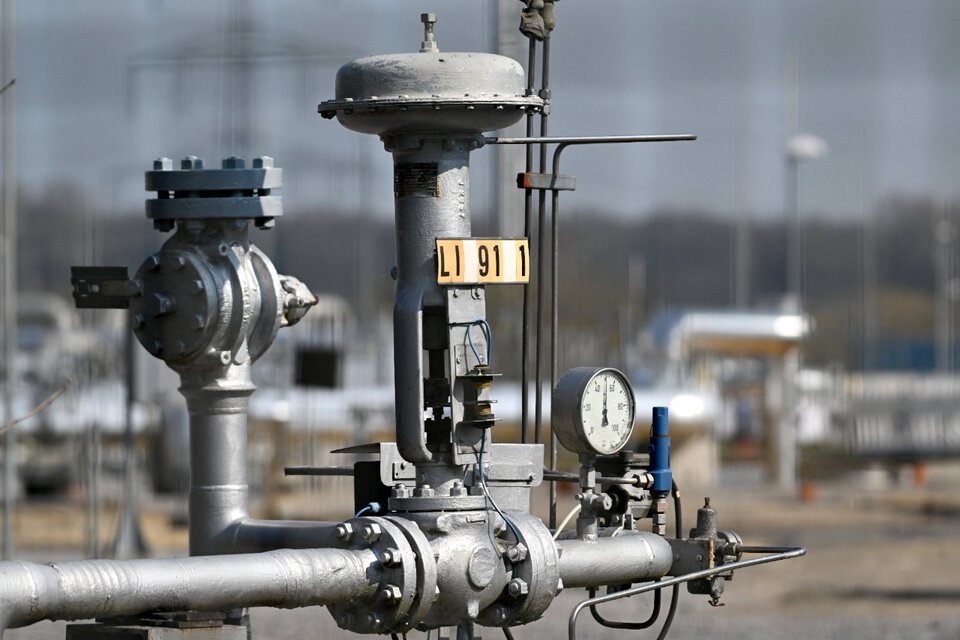 Central gasífera en Werne, Alemania,eje de la red gsífera de ese país. (Fuente: AFP)