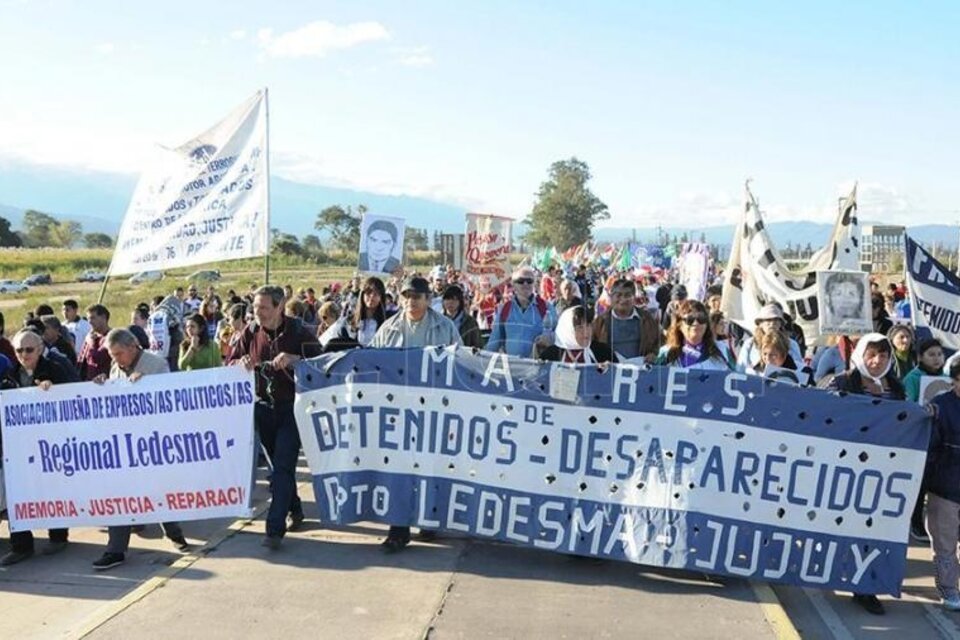 Alegatos sobre la persecución a trabajadores del ingenio Ledesma  (Fuente: Télam)