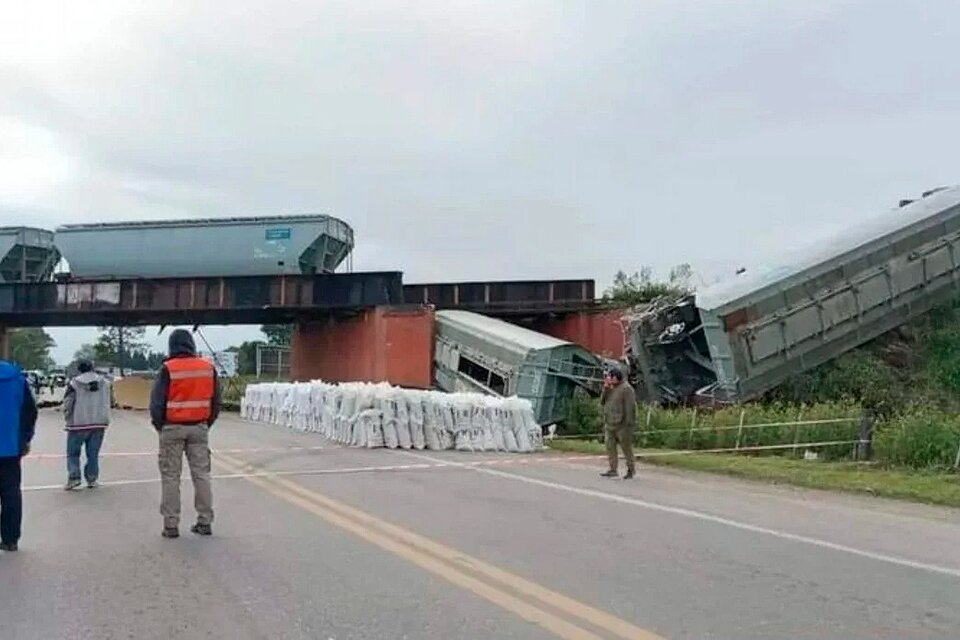 El accidente ocurrió el sábado a la altura del kilómetro 788 de la ruta 33, sobre el puente La Virginia.