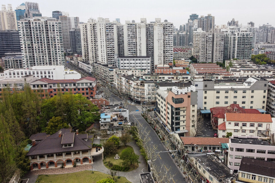En Shangai hay 26 millones de personas confinadas. (Fuente: AFP)