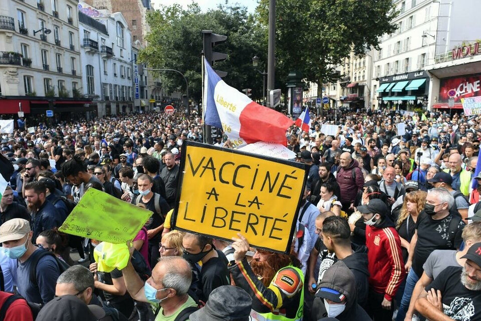 Los anti vacunas complican la economía. (Fuente: AFP)
