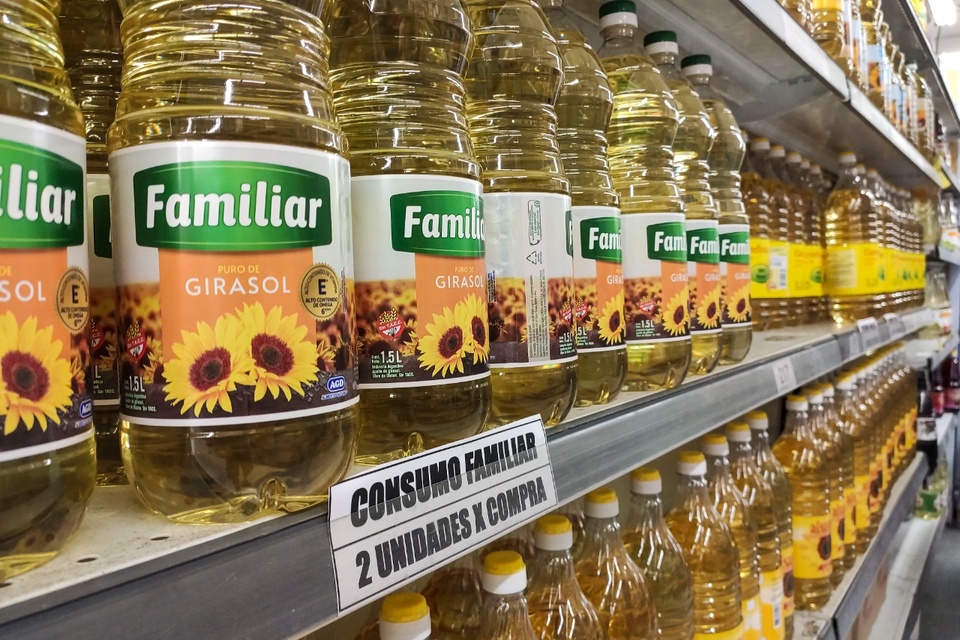 Los aceites, uno de los productos más afectados por los valores internacionales (Fuente: Guadalupe Lombardo)