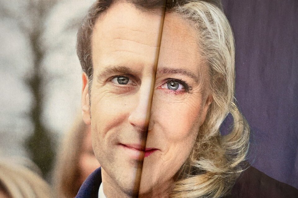 Francia volverá a elegir entre Emmanuel Macron y Marine Le Pen. (Fuente: AFP)