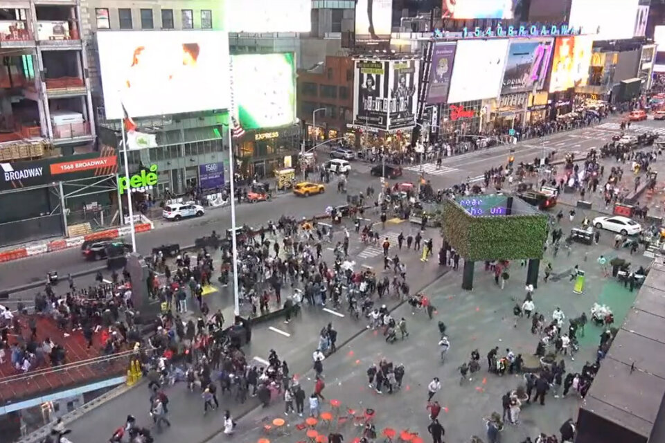 Una explosión en el Times Square provocó escenas de pánico