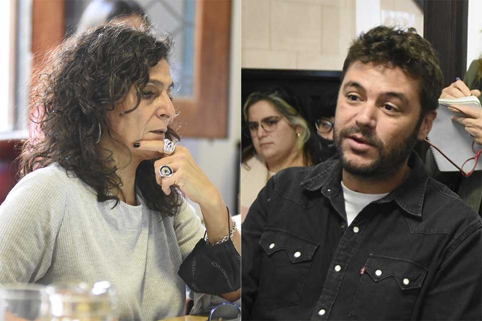 Concejales Norma López (FDT-PJ) y Juan Monteverde (Ciudad Futura).