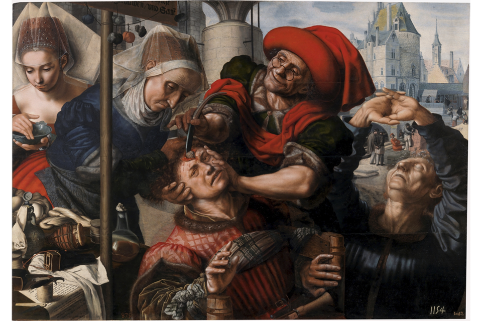 "El cirujano o la extracción de la piedra de la locura" de Jan Sanders Van Hemessen