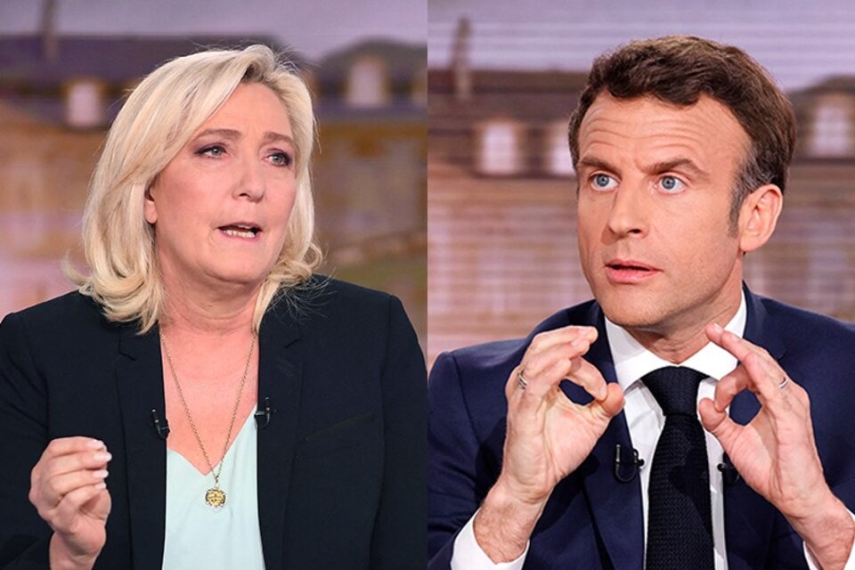 Conflicto Rusia Ucrania: Marine Le Pen, Emmanuel Macron y la guerra